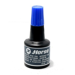 Lọ Mực Đóng Dấu Horse H-30cc (Thái Lan) - Mực Tươi, Mau Khô, Dùng Cho Mọi Loại Khay Dấu
