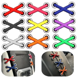 ⭐ Bán chạy ⭐Xe Máy 3D Ngộ nghĩnh Cross Dây Giày Trang Trí Miếng Dán Đề Can Xe Hơi [land-vn]