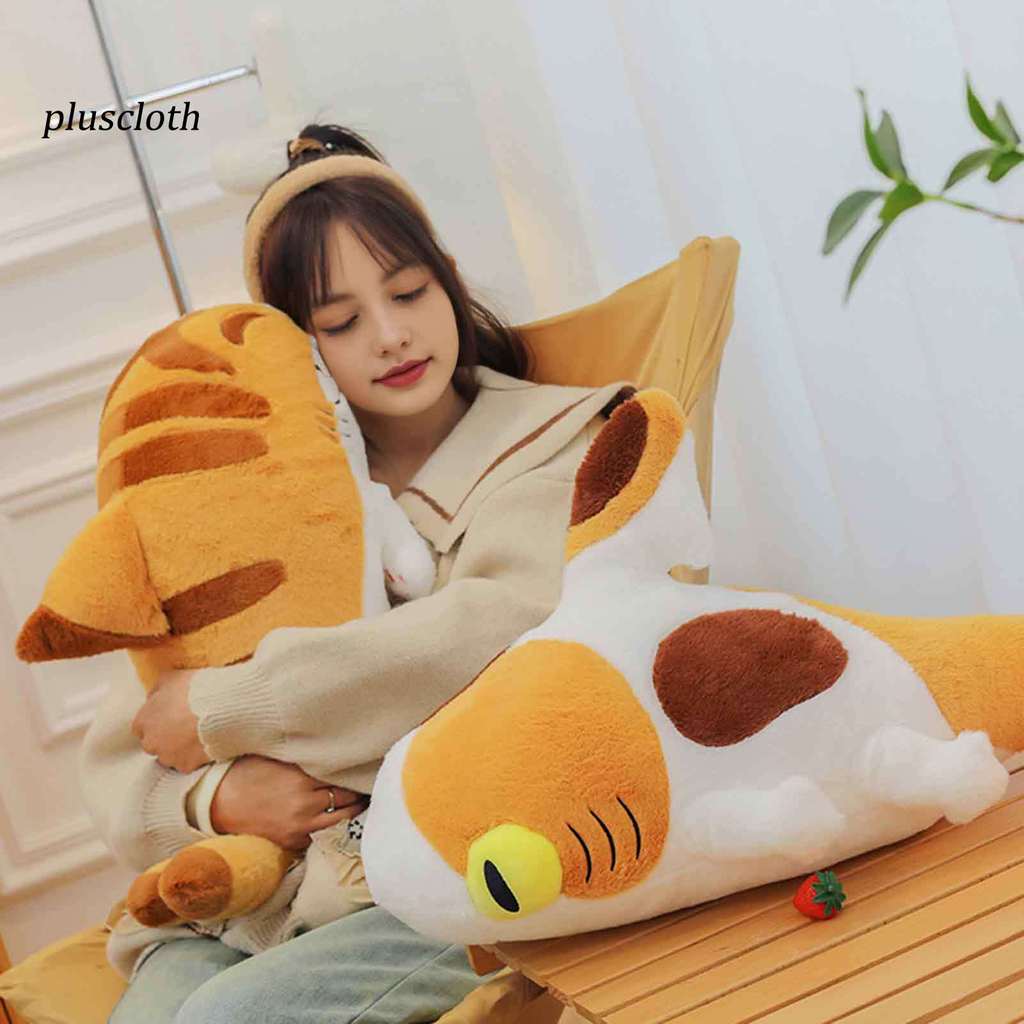 Pluscloth Cá Mập Mèo Búp Bê Sang Trọng Đồ Chơi 70cm Cá Mập Mèo Kết Hợp Thú Nhồi Bông Đa Năng Gối Ngủ Mềm Mại Giảm Căng Thẳng Quà Tặng Cho Nữ Trẻ Em