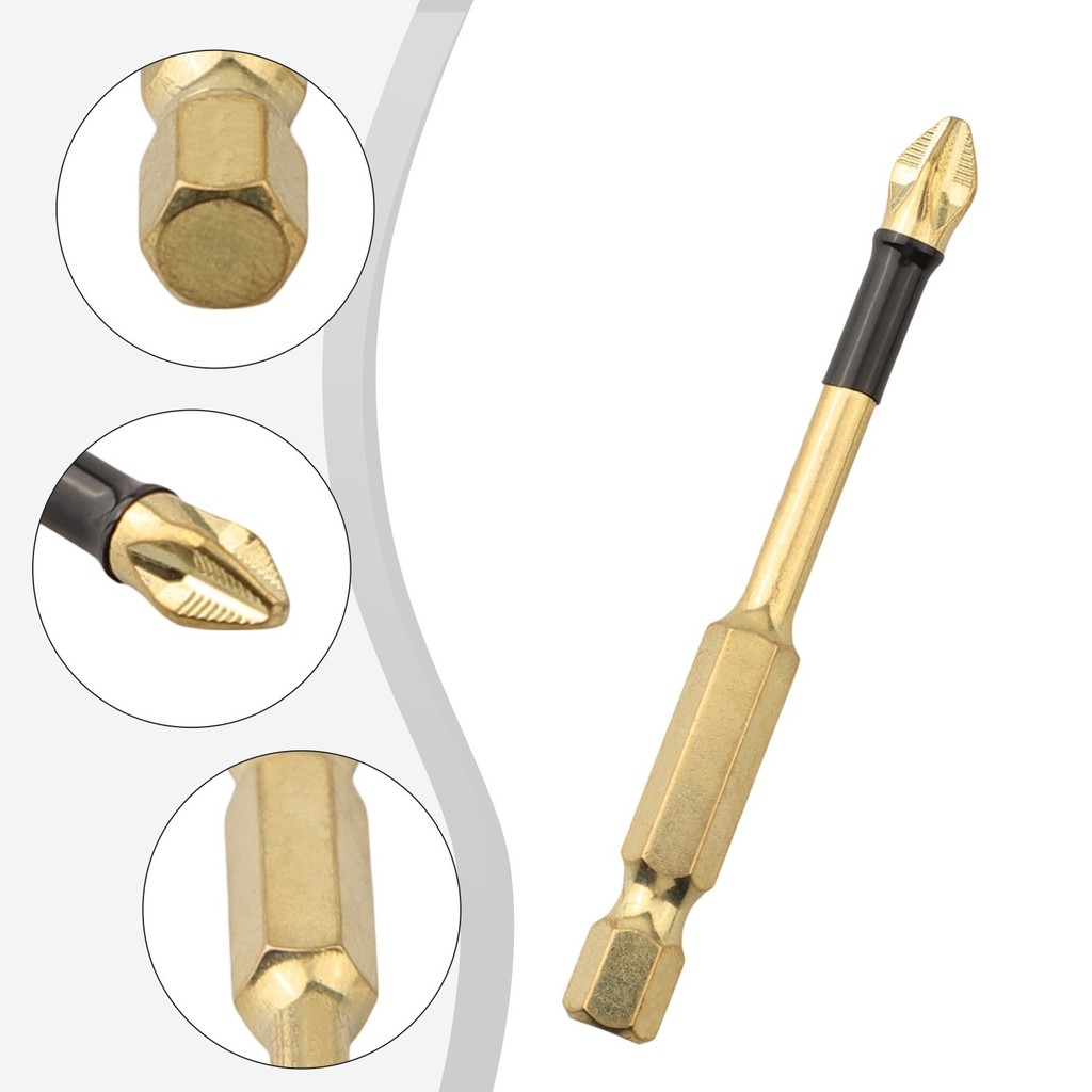 [Smellshi] 1 Đầu tuốc nơ vít nam châm 25-150mm, tuốc nơ vít có độ cứng cao, đầu lô