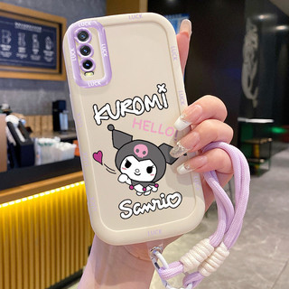 Ốp Lưng VIVO Y20 Y20i Y20s Y20A Y20G Y12A Y12S Y11s Case Thỏ Hoạt hình Với Lanyard