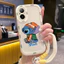 Ốp Lưng Realme C67 12 Lite Case Quái vật nhỏ Với Lanyard