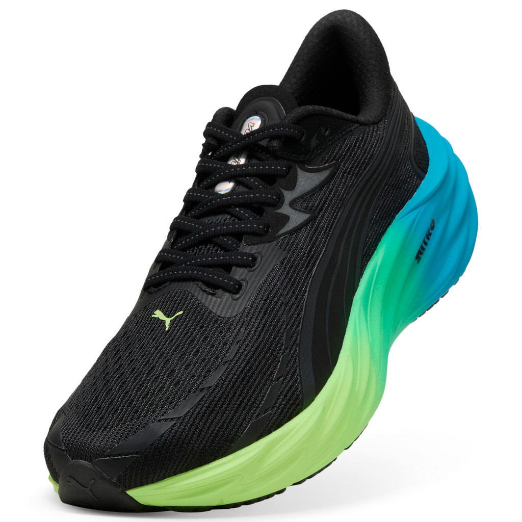 Giày Chạy Bộ PUMA Nam Velocity NITRO 4 Black-Speed Blue Màu Đen | BigBuy360 - bigbuy360.vn