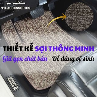 Thảm Lót Sàn Ô Tô Rối Cước VinFast VF8 Form Chuẩn Theo Xe - Chất liệu sợi PE  Chống Trượt - Full hàng ghế & cốp
