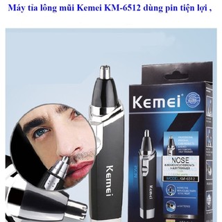 Máy Tỉa Lông Mũi Kemei Km-6512 Dùng Pin Tiện Lợi