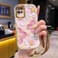 Ốp Lưng OPPO A54 4G Case Với Lanyard Hoa Đáng yêu