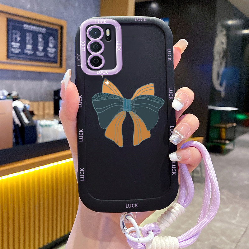 Ốp Lưng OPPO A16 A16s A54s Case Dễ thương Với Lanyard