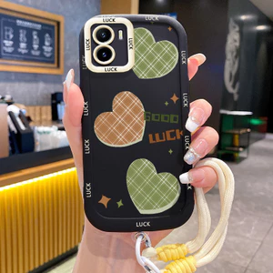 Ốp Lưng VIVO Y15S Y15A Y15C Y01 Case Tình yêu nhỏ Với Lanyard