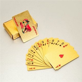Bộ Bài Tây Mạ Vàng Phong Cách Thời Trang