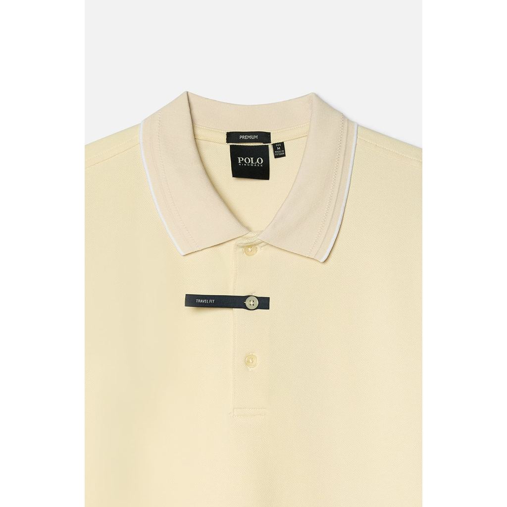 Áo Polo Nam Premium Ninomaxx Form Travel Fit AEROSOFT Siêu Thoáng Mát Co Giãn Tốt 2510015
