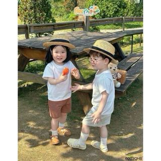 6003QHB - Quần thun cotton túi chéo Beemo nhiều màu cho bé size 1-6y