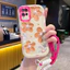 Ốp Lưng OPPO A54 4G Case Hoa vẽ đẹp Với Lanyard