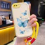 Ốp Lưng Realme C2 C2s OPPO A1K Case Với Lanyard Bướm nhỏ đẹp