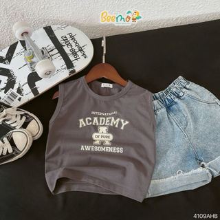 4109AHB - Áo ba lỗ in giữa thân Beemo size 80-130