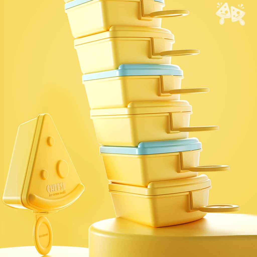 Băng cấp thực phẩm mùa hè có thể được chồng lên đá Popsicle Phô mai gia đình Handmade DIY