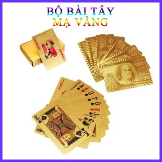 Bộ Bài Tây Mạ Vàng Phong Cách Thời Trang