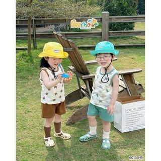 6013BHB - Bộ cotton Beemo in tràn size 1-5y
