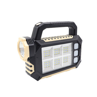Đèn Pin Sạc Cầm Tay 3 Chế Độ Sáng Tiện Lợi Có Thêm Sạc Qua Tấm Pin Năng Lượng Mặt Trời
