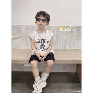 4109AHB - Áo ba lỗ in giữa thân Beemo size 80-130