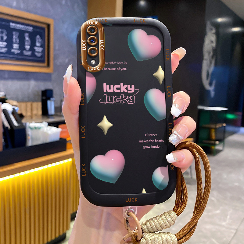 Ốp Lưng Samsung A50 A50s A30s Case Với Lanyard Chống xước