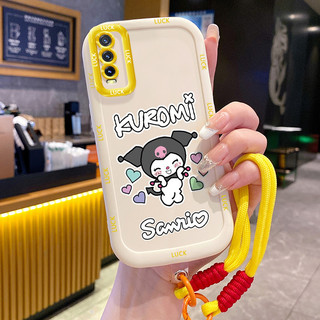 Ốp Lưng VIVO Y20 Y20i Y20s Y20A Y20G Y12A Y12S Y11s Case Thỏ Hoạt hình Với Lanyard
