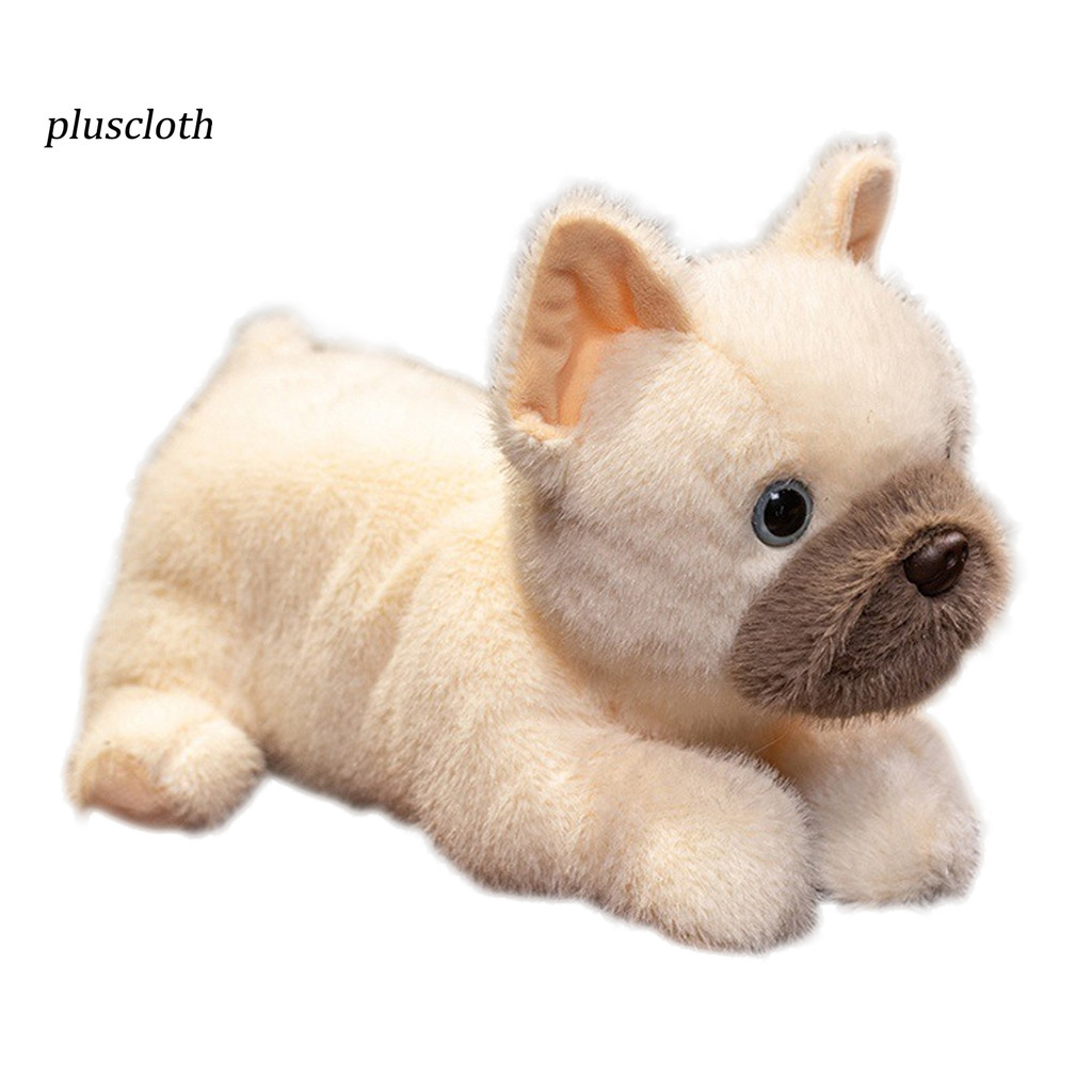 Pluscloth Đáng Yêu Bulldog Sang Trọng Đồ Chơi 30cm Siêu Mềm Thú Nhồi Bông Huggable Người Bạn Đồng Hành Thực Tế Đứng Plushie
