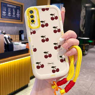 Ốp Lưng VIVO Y20 Y20i Y20s Y20A Y20G Y12A Y12S Y11s Case Hoa đẹp nhỏ Với Lanyard