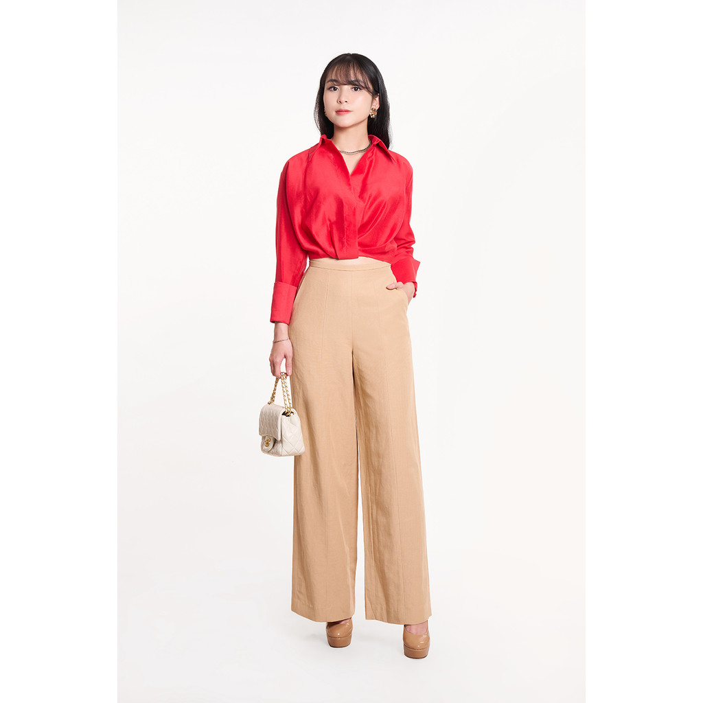 Áo Sơ Mi Thời Trang Nữ Tay Dài Ninomaxx 2407025