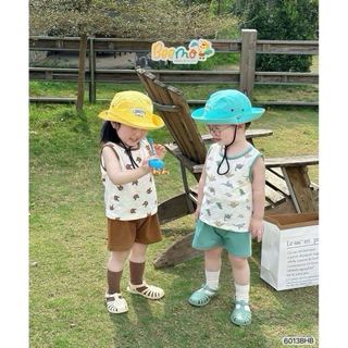 6013BHB - Bộ cotton Beemo in tràn size 1-5y