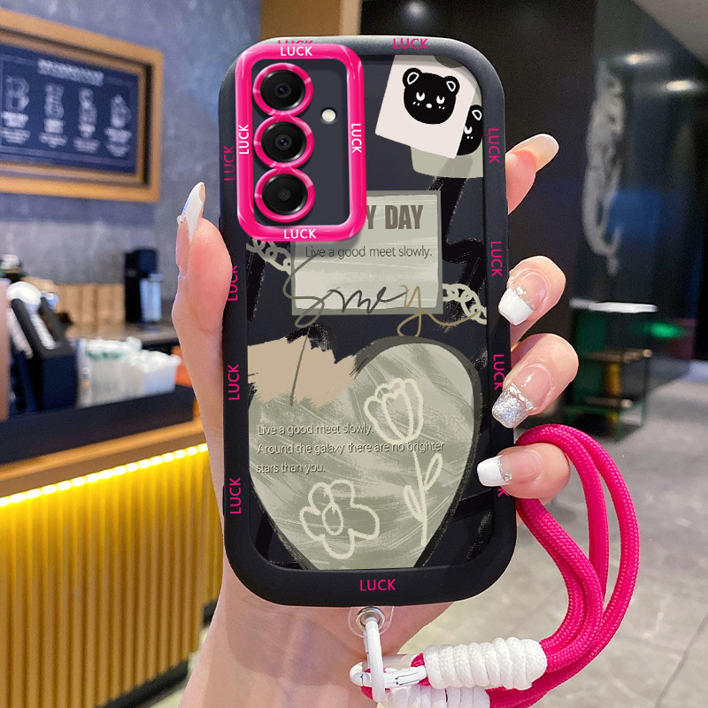 Ốp Lưng Samsung A16 4G A16 5G A15 4G A15 5G A14 5G A14 4G A24 A25 5G A34 5G A54 5G A35 5G Case Với Lanyard Thời trang