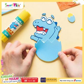 [MỚI VỀ] Combo 3/6/12 Keo Khô Smartkids Dino in Europe GS04 - Keo Dán Giấy Học Sinh Tiện Lợi, An Toàn Cho Bé