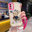 Ốp Lưng OPPO A55 4G Case Với Lanyard Gấu Đáng yêu