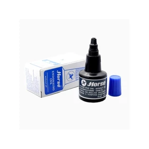 Lọ Mực Đóng Dấu Horse H-30cc (Thái Lan) - Mực Tươi, Mau Khô, Dùng Cho Mọi Loại Khay Dấu