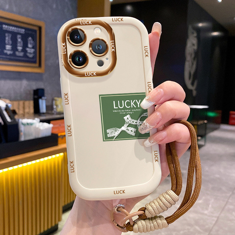 Ốp Lưng iPhone 14 14 Pro 14 14 Pro Max 15 15 Pro 15 Pro Max Case Chống ngã Với Lanyard