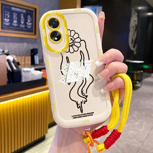 Ốp Lưng OPPO A18 A38 Case Sáng tạo Với Lanyard
