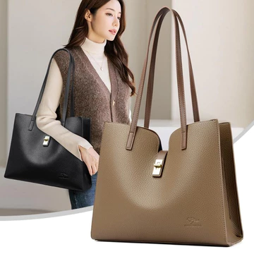 Women's Genuine Leather Tote Bag – Large