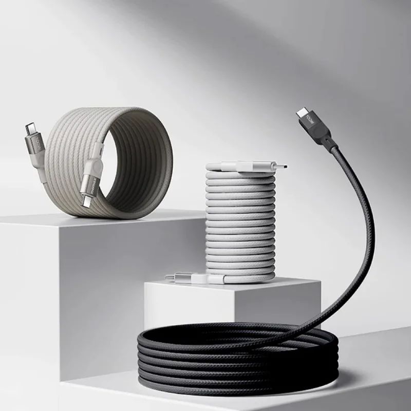 Ảnh Cáp sạc Nhanh Momax Mag Link USB-C to USB-C 100W USB2.0 Magnetic cable 2m 1