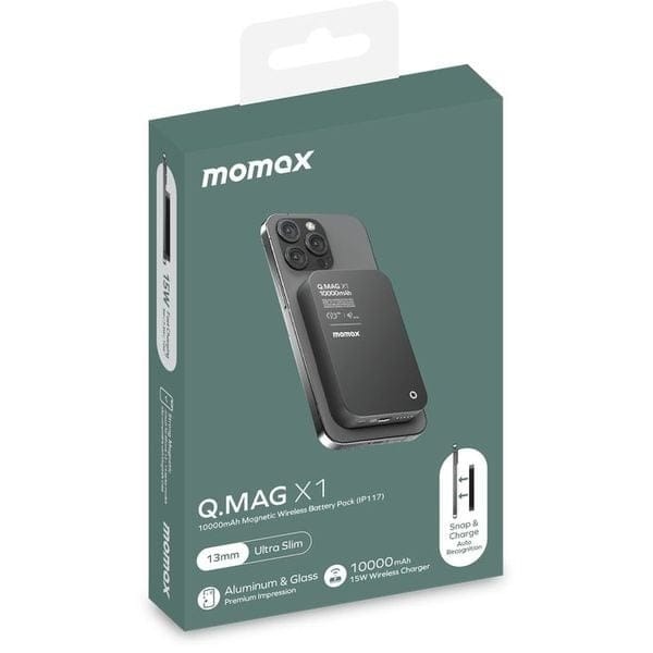 Ảnh Pin Dự Phòng không dây Momax Q.Mag X1 10000mAh wireless battery pack 1