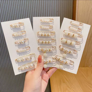 Bộ Ghim Thời Trang Hàn Quốc 18 Chiếc - Kẹp Thắt Lưng Quần, Bộ Ghim Đa năng