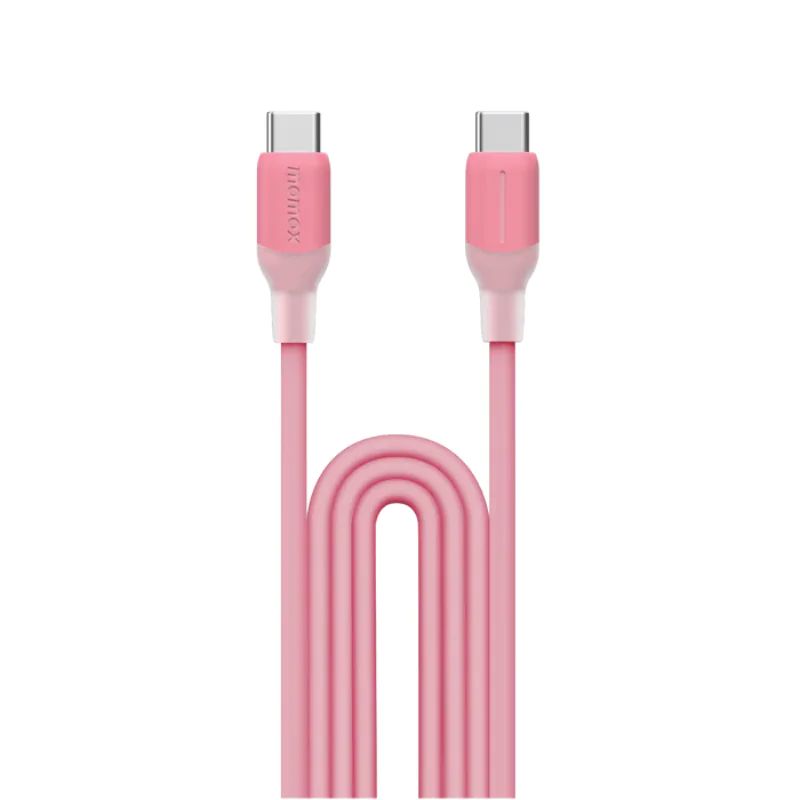 Ảnh Cáp sạc Nhanh Momax 1-Link USB-C To USB-C (1.2m / Support 60W) Charging + Data Transfer cable (TPE + Silicon) 1