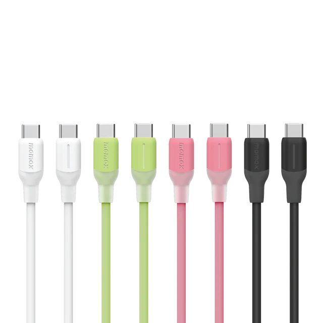 Ảnh Cáp sạc Nhanh Momax 1-Link USB-C To USB-C (1.2m / Support 60W) Charging + Data Transfer cable (TPE + Silicon) 2
