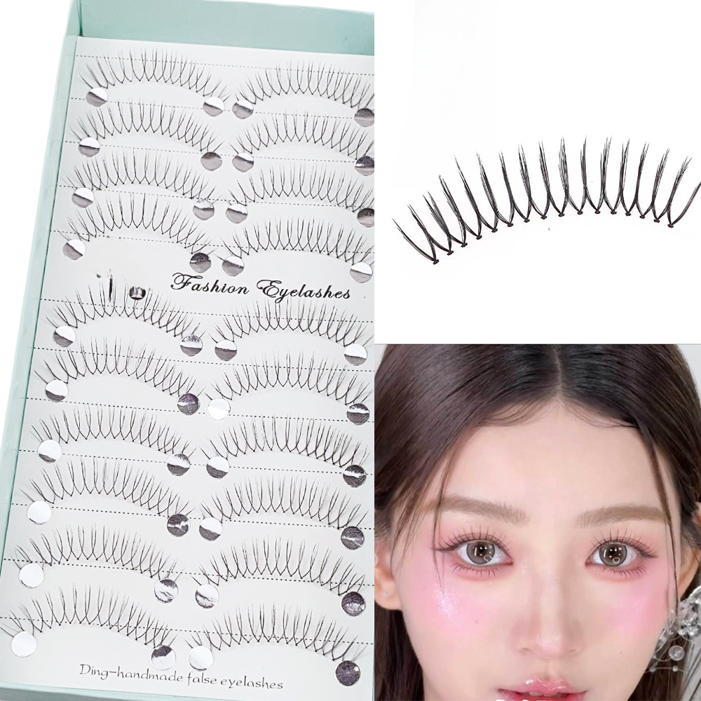 10 Đôi Lông Mi Giả Phong Cách Anime 11Mm Uốn Cong Hình Chữ C Độ Dày 0 ...