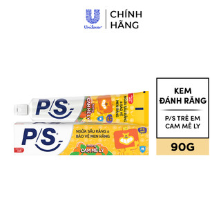 Kem đánh răng P/S 90g cho bé 2-6 tuổi , ngừa sâu răng và bảo vệ men răng