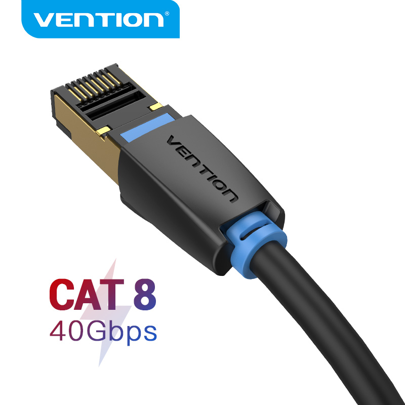Cáp Ethernet Vention Cat8 40Gbps Siêu Tốc SFTP Lan Cáp Mạng Mạ Vàng Kết ...