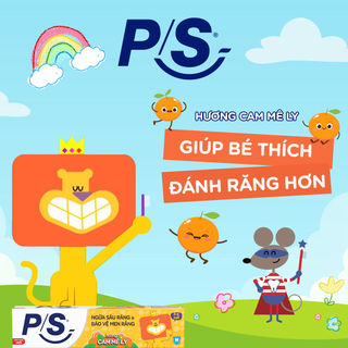 Kem đánh răng P/S 90g cho bé 2-6 tuổi , ngừa sâu răng và bảo vệ men răng