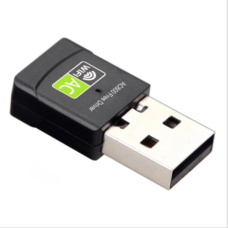 Bộ chuyển đổi WiFi USB 600Mbps 2.4G 5GHz Ăng-ten Ethernet Trình điều khiển miễn phí AC cho máy tính để bàn Cửa sổ máy tính xách tay | BigBuy360 - bigbuy360.vn