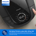 Nồi cơm điện tử Philips HD4814/31 (đen) 1.8 lít - Hàng Chính Hãng — ảnh 5
