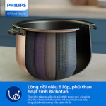 Nồi cơm điện tử Philips HD4814/31 (đen) 1.8 lít - Hàng Chính Hãng — ảnh 6