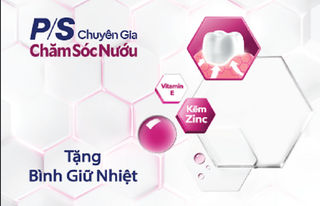 [Oral Gift] Bộ bình ly giữ nhiệt hồng P/S
