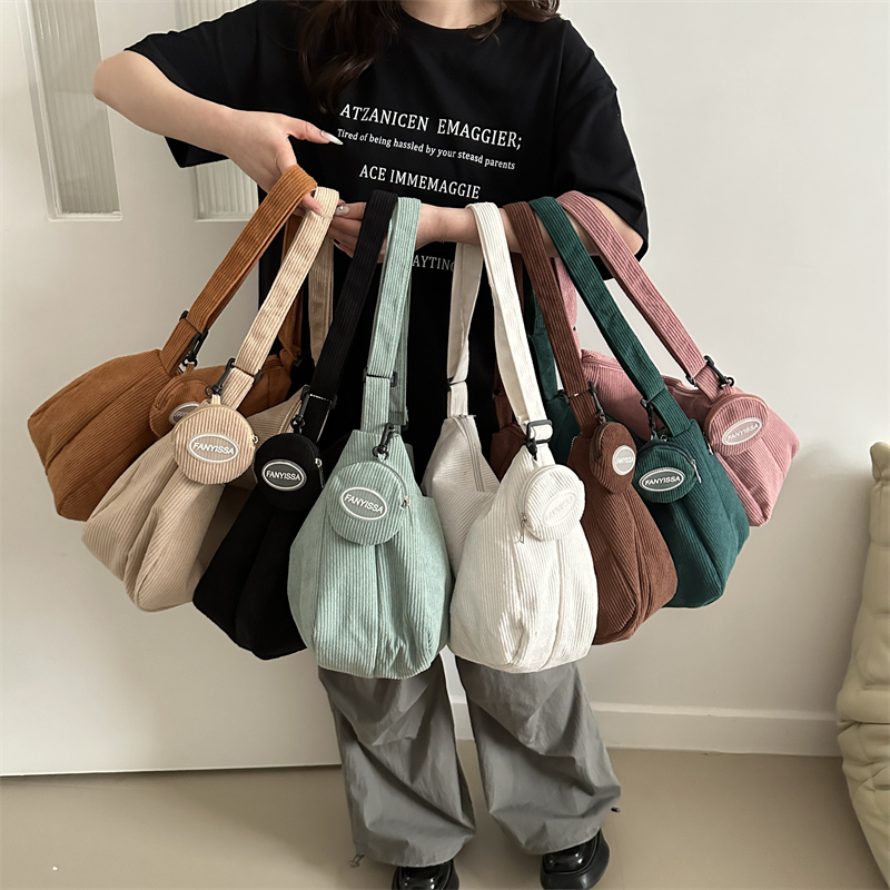 Túi Tote một vai đi lại một vai thời trang dung tích lớn (Bán kèm quyến rũ)